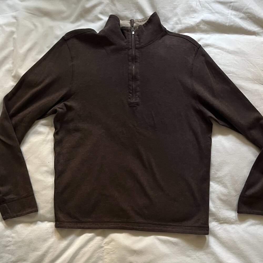 Mens Banana Republic Reversible Sweater Medium